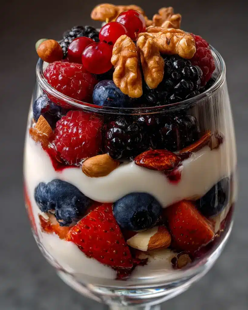 Quick & Easy High Protein Recipes for Busy Weeknights 2 high protein breakfast yogurt parfait