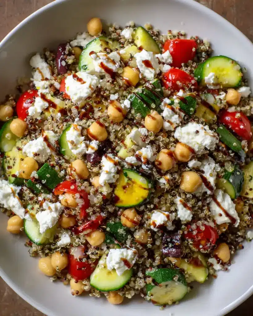 High Protein Quinoa Salad – The Best Guide to Nutritious and Delicious Meals 8 Mediterranean high protein quinoa salad with feta